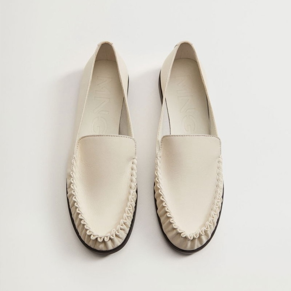 Mango Women's White Loafers